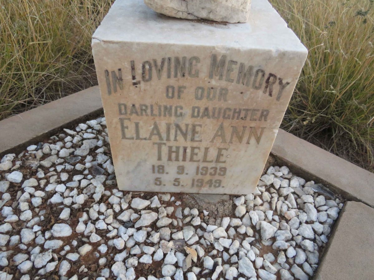 THIELE Elaine Ann 1939-1949