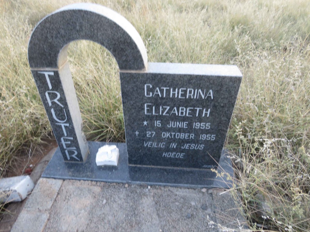 TRUTER Catherina Elizabeth 1956-1956