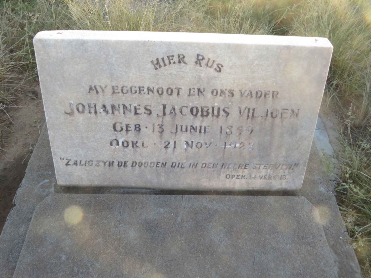 VILJOEN Johannes Jacobus 18?9-192?