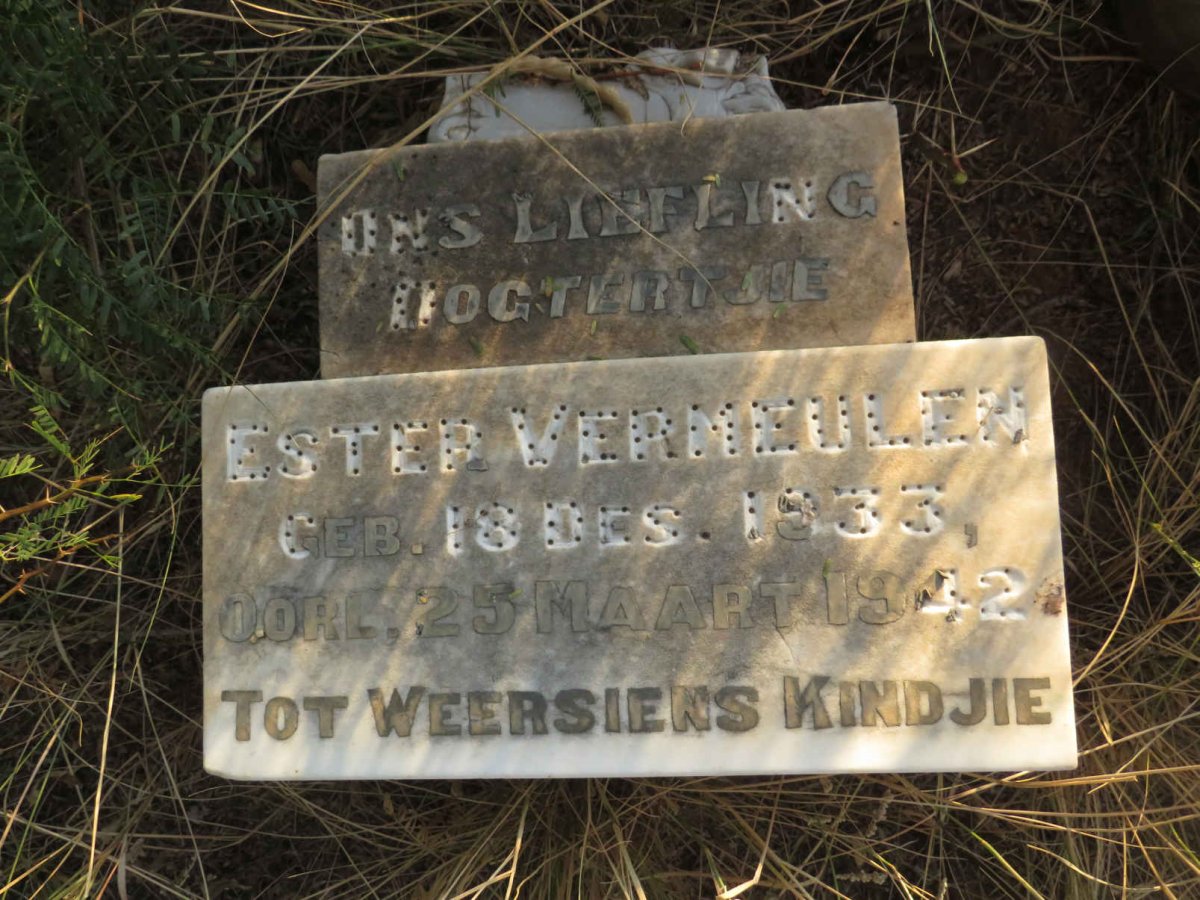 VERMEULEN Ester 1933-1942