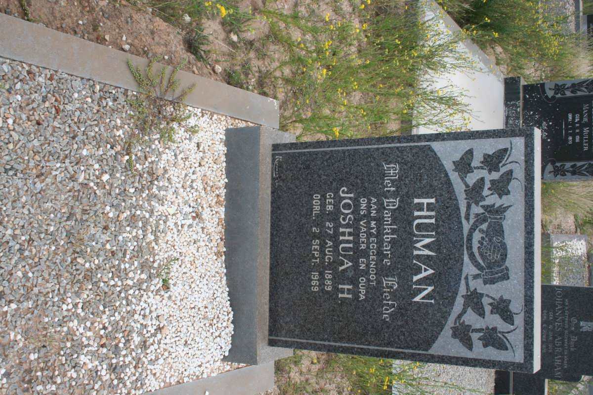 HUMAN Joshua H. 1889-1969