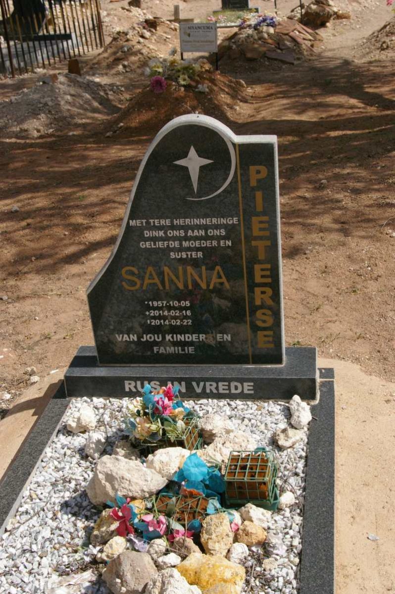 PIETERSE Sanna 1957-2014