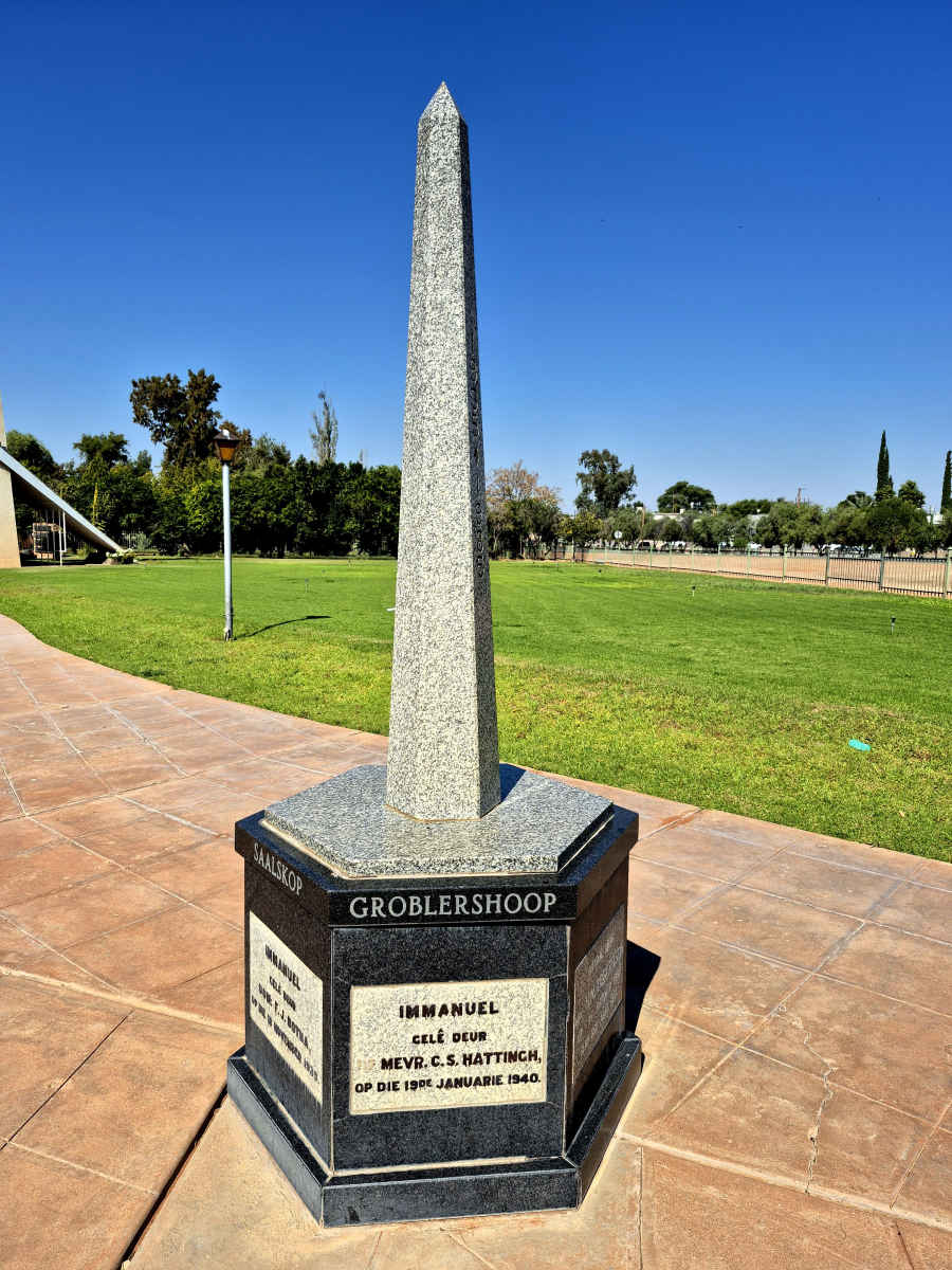 2. Gedenksteen Groblershoop