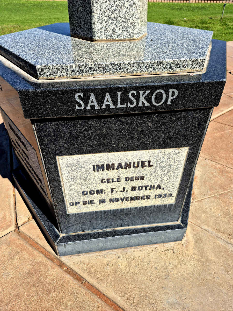 6. Gedenksteen Saalskop