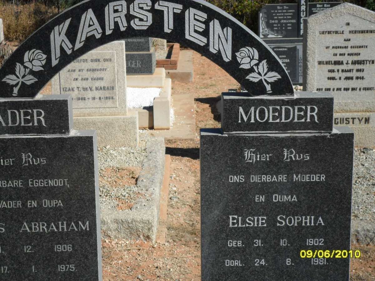 KARSTEN Elsie Sophia 1902-1981