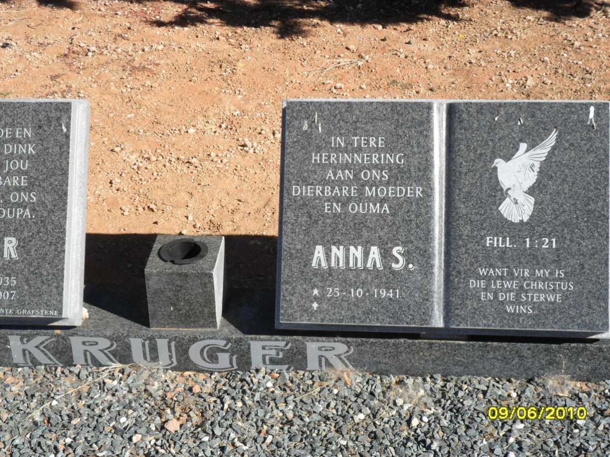 KRUGER Anna S. 1941-