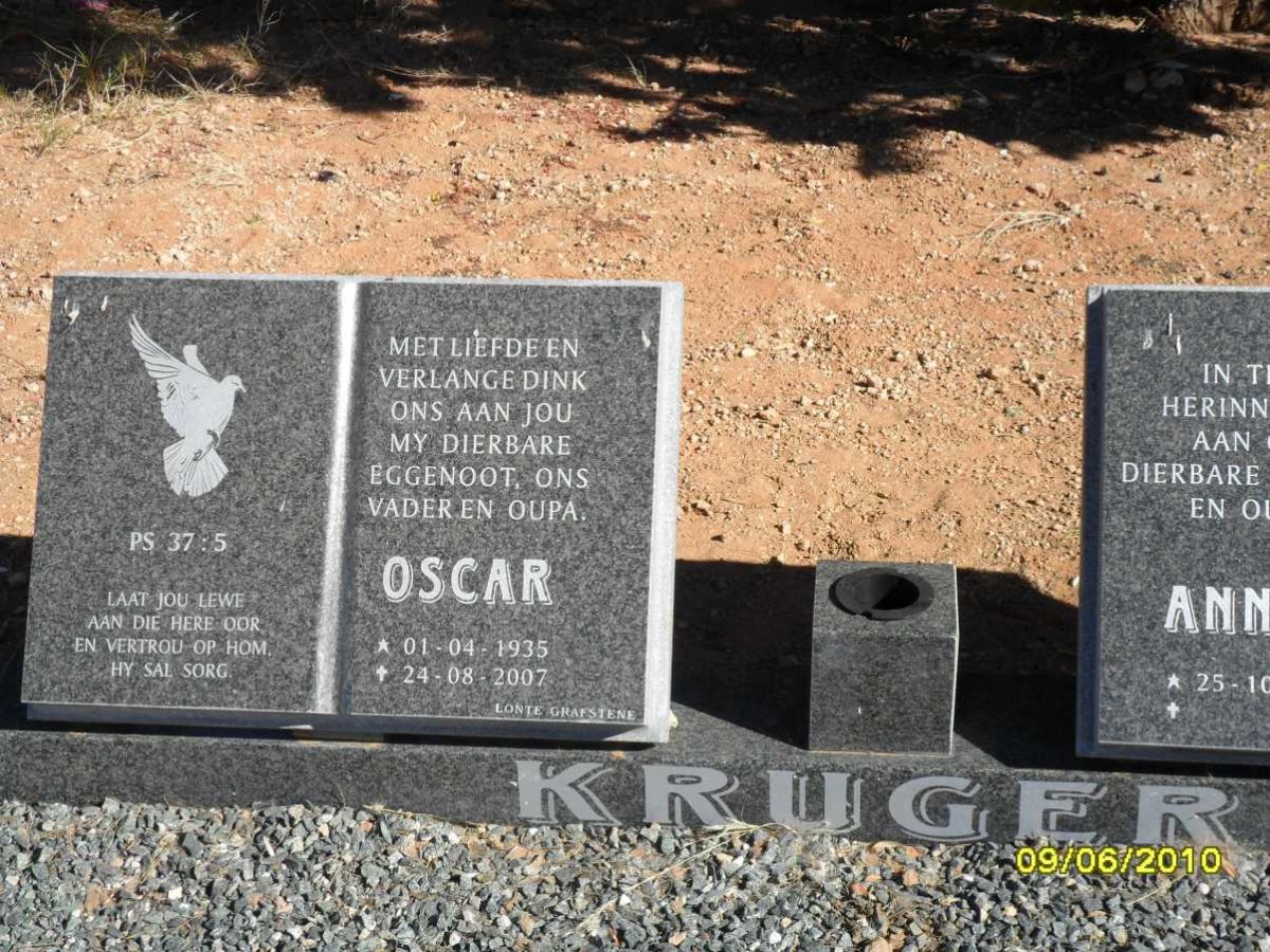 KRUGER Oscar 1935-2007
