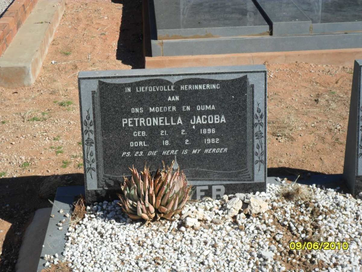 KRUGER Petronella Jacoba 1896-1982