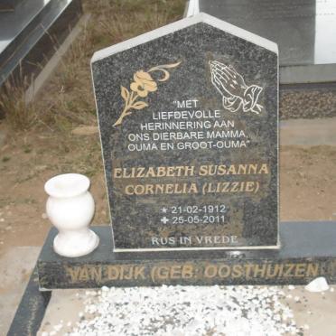 DIJK Elizabeth Susanna Cornelia, van nee OOSTHUIZEN 1912-2011