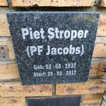 JACOBS P.F. 1937-2017
