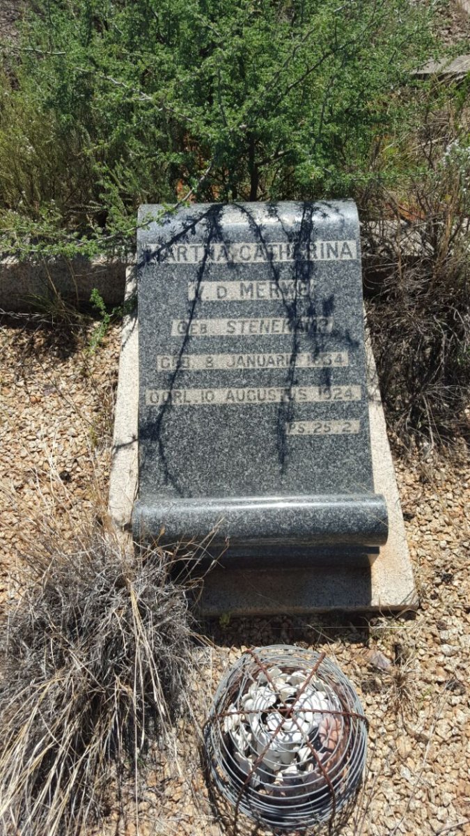 MERWE Martha Catharina, v.d. nee STENEKAMP 1834-1924