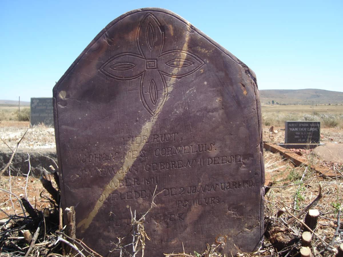 SNYMAN Johannes Corneluis 1871-1904