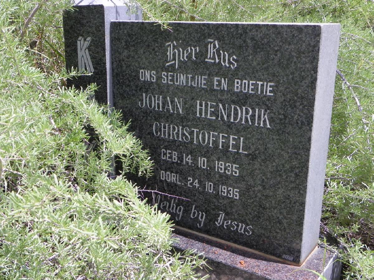 ? K? Johan Hendrik Christoffel 1935-1935