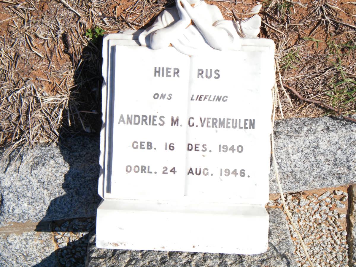 VERMEULEN Andries M.G. 1940-1946
