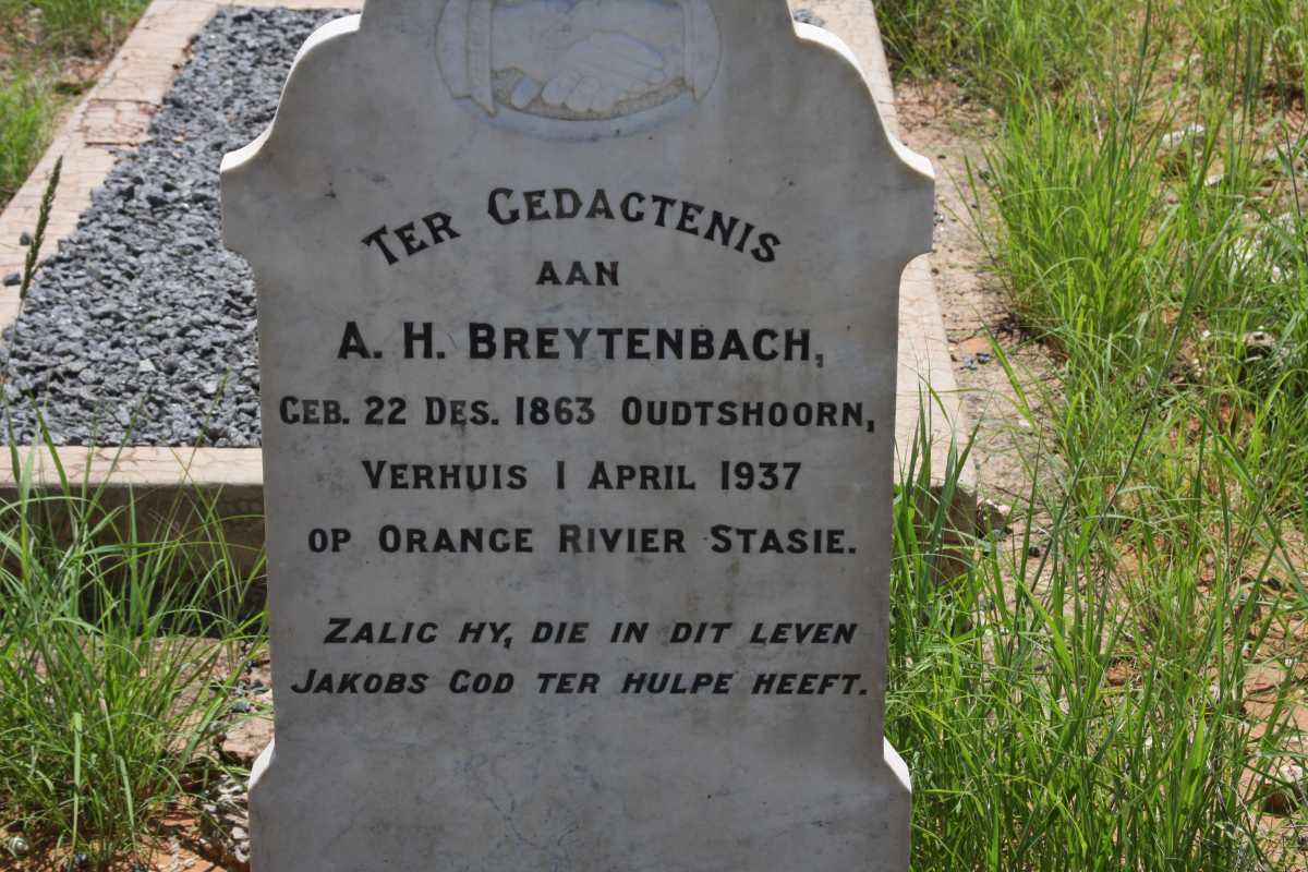 BREYTENBACH A.H. 1863-1937