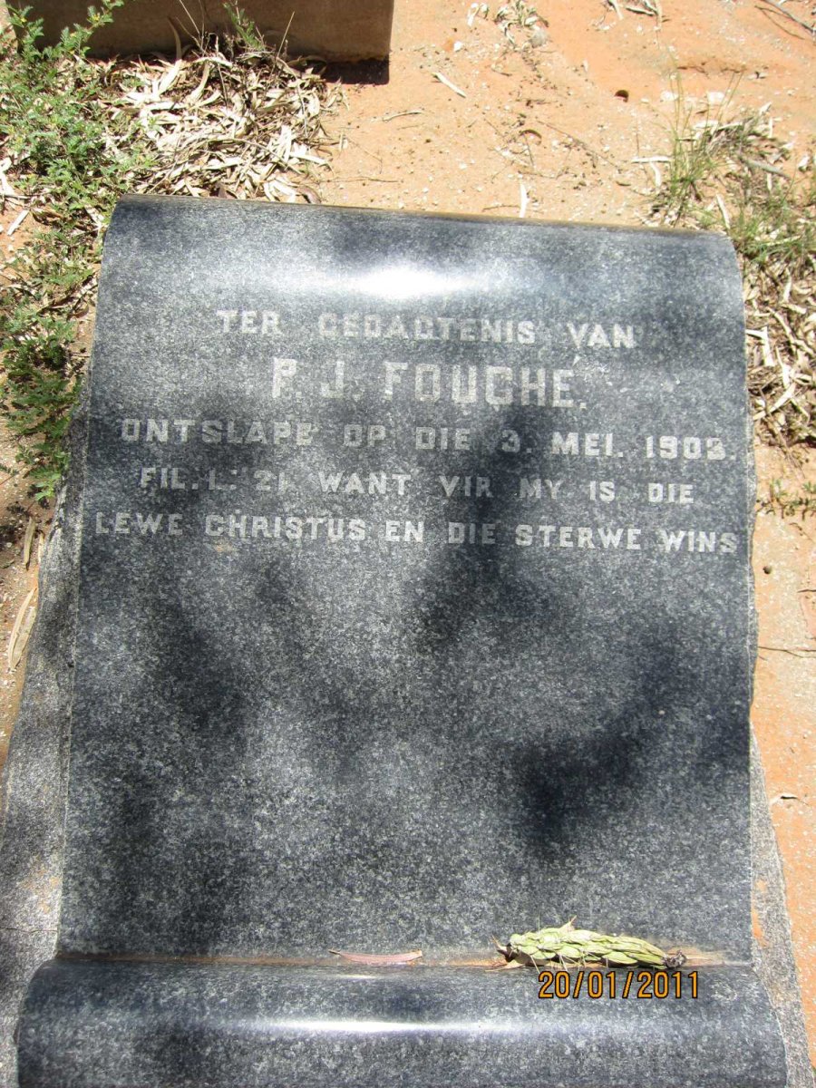 FOUCHE J.P. -1903