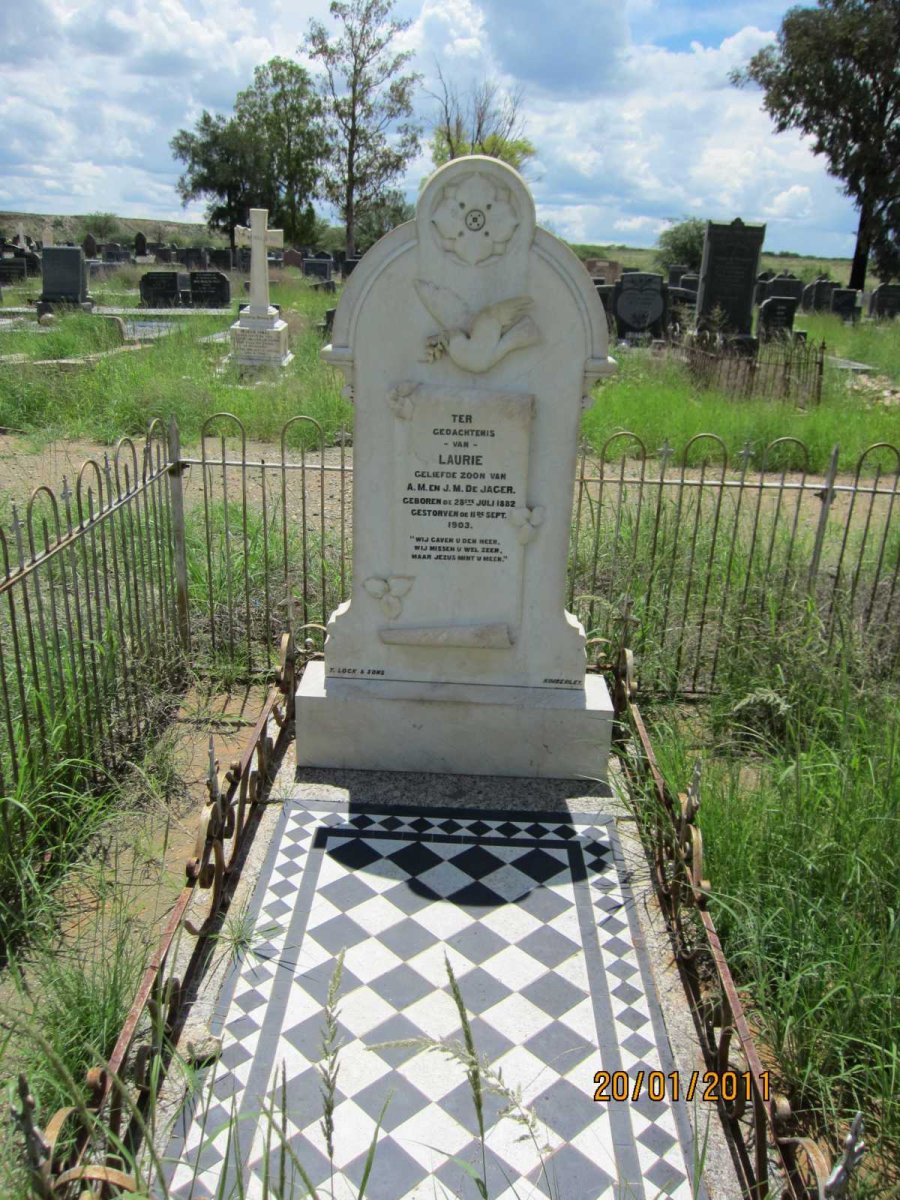 JAGER Laurie, de 1882-1903