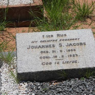 JACOBS Johannes S. 1888-1923