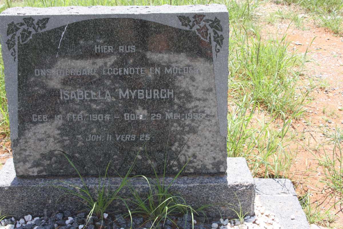 MYBURGH Isabella 1904-19??