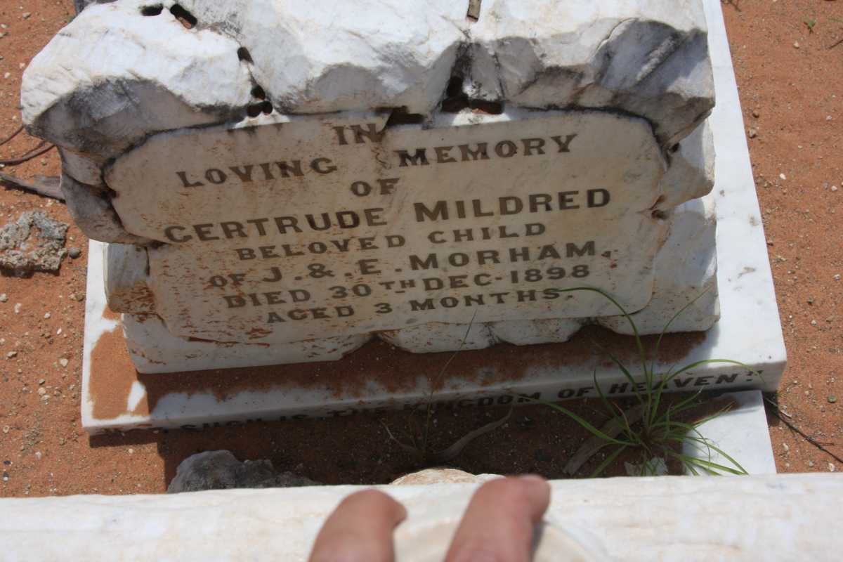 MORHAM Gertrude Mildred 1898-1898