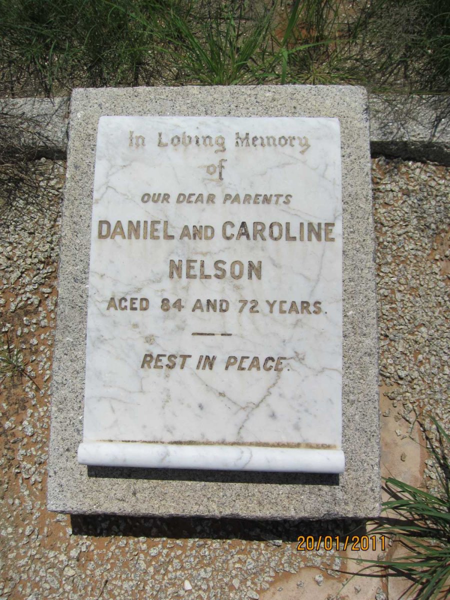 NELSON Daniel &amp; Caroline