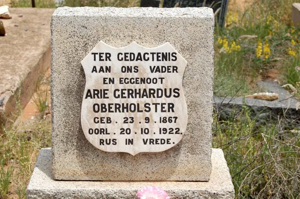 OBERHOLSTER Arie Gerhardus 1867-1922