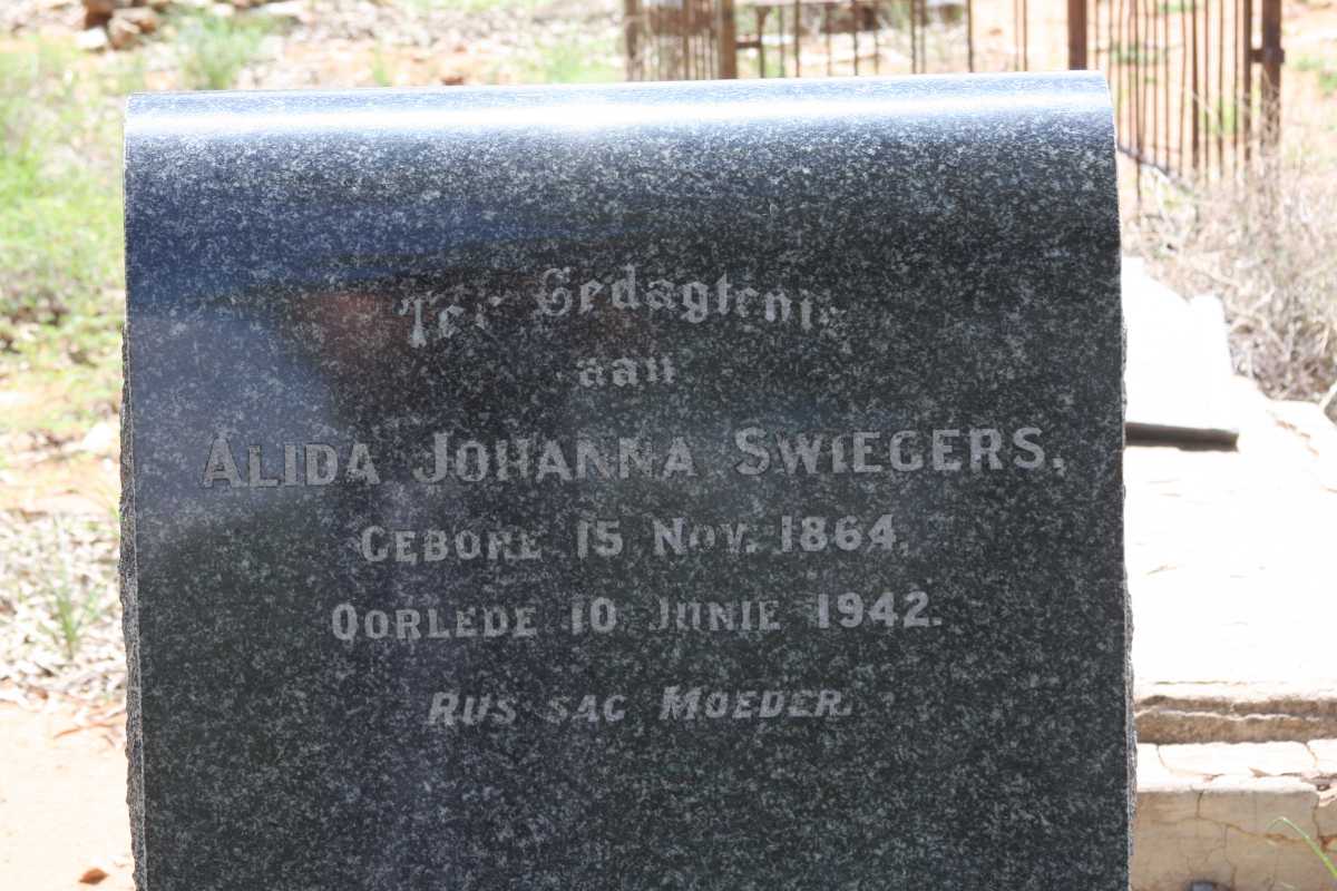 SWIEGERS Alida Johanna 1864-1942