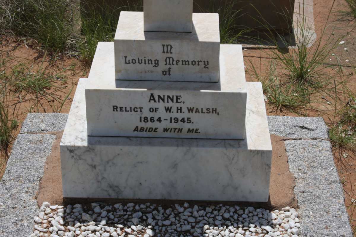 WALSH Ann 1864-1945
