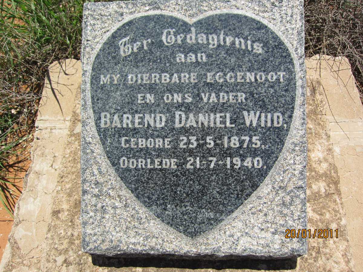 WIID Barend Daniel 1875-1940
