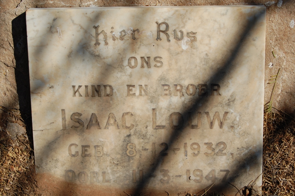 LOUW Isaac 1932-1947