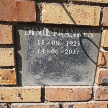 FRANKEN Dinie 1925-2017