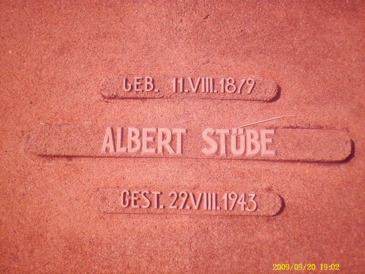 STÜBE Albert 1879-1943