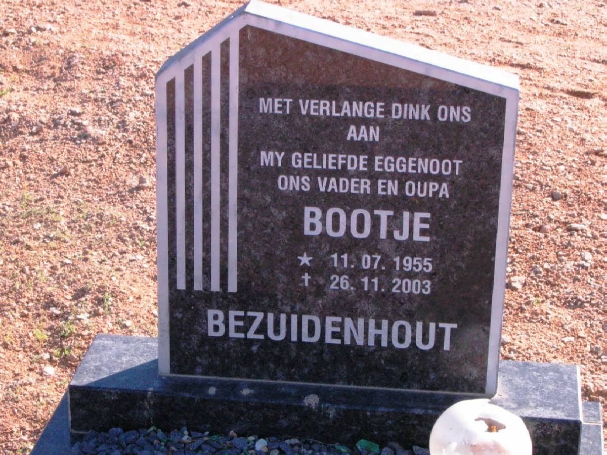 BEZUIDENHOUT Bootje 1955-2003
