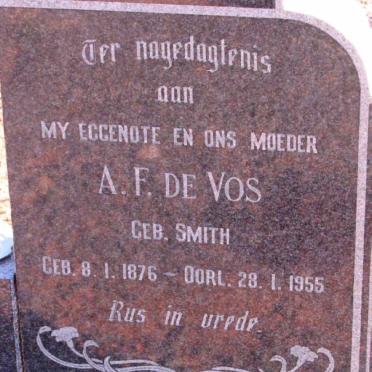 VOS A.F., de nee SMITH 1876-1955
