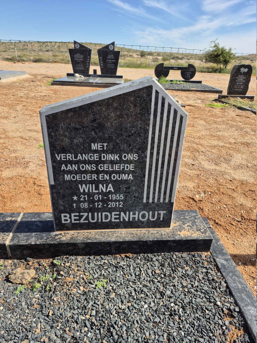 BEZUIDENHOUT Wilna 1955-2012