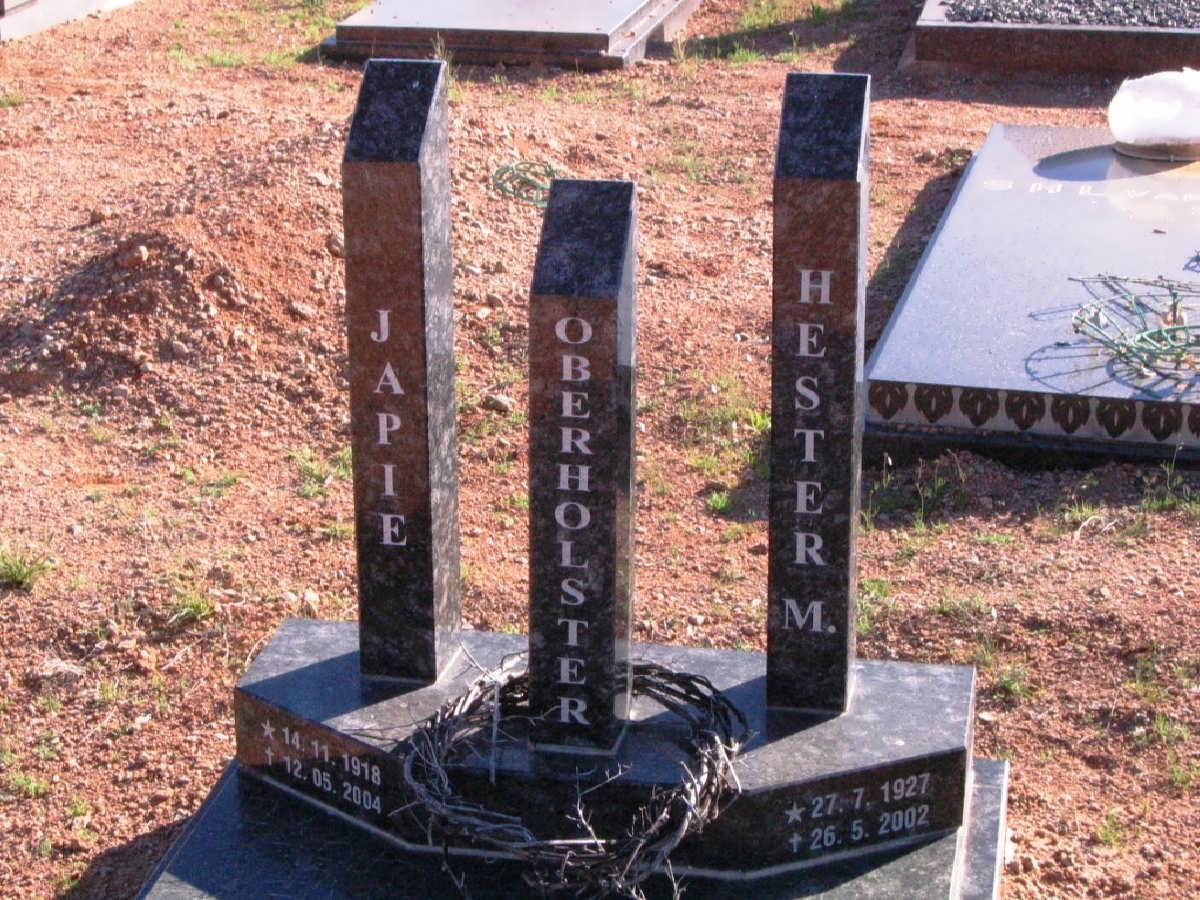OBERHOLSTER Japie 1918-2004 &amp; Hester M. 1927-2002