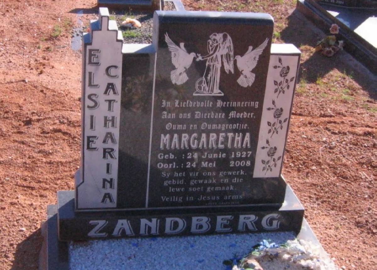ZANDBERG Margaretha 1927-2008