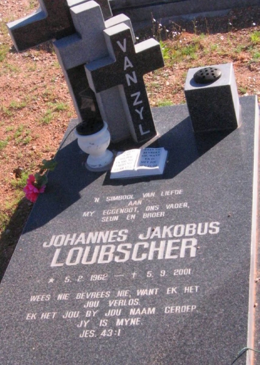 ZYL Johannes Jakobus Loubscher, van 1962-2001