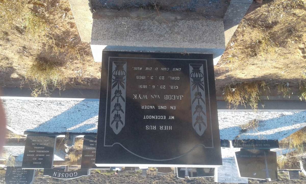 WYK Jacob, van 1891-1969