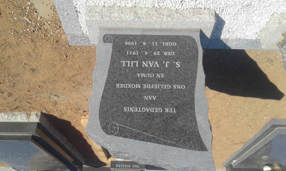 LILL D.J., van 1907-1977 &amp; S.J. 1911-1996