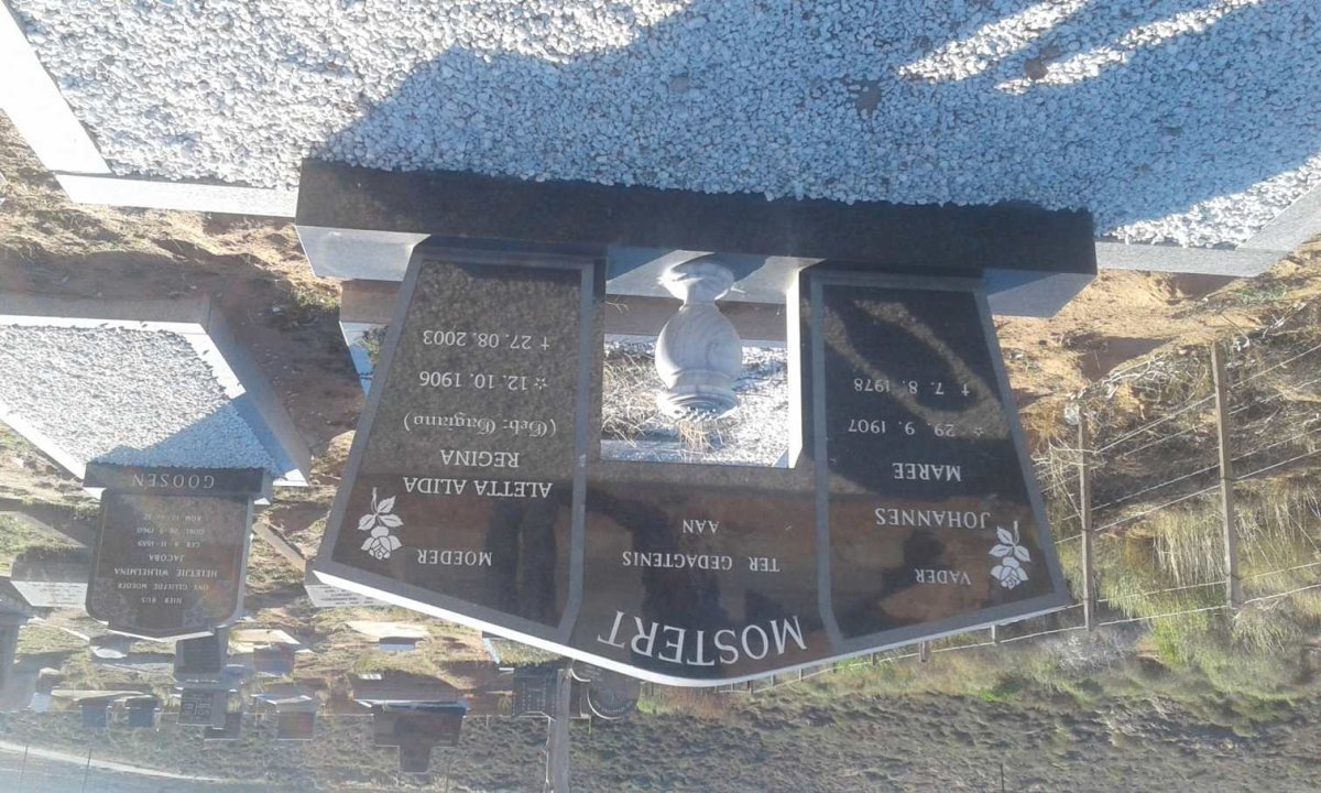 MOSTERT Johannes Maree 1907-1978 &amp; Aletta Alida Regina GAGIANO 1906-2003