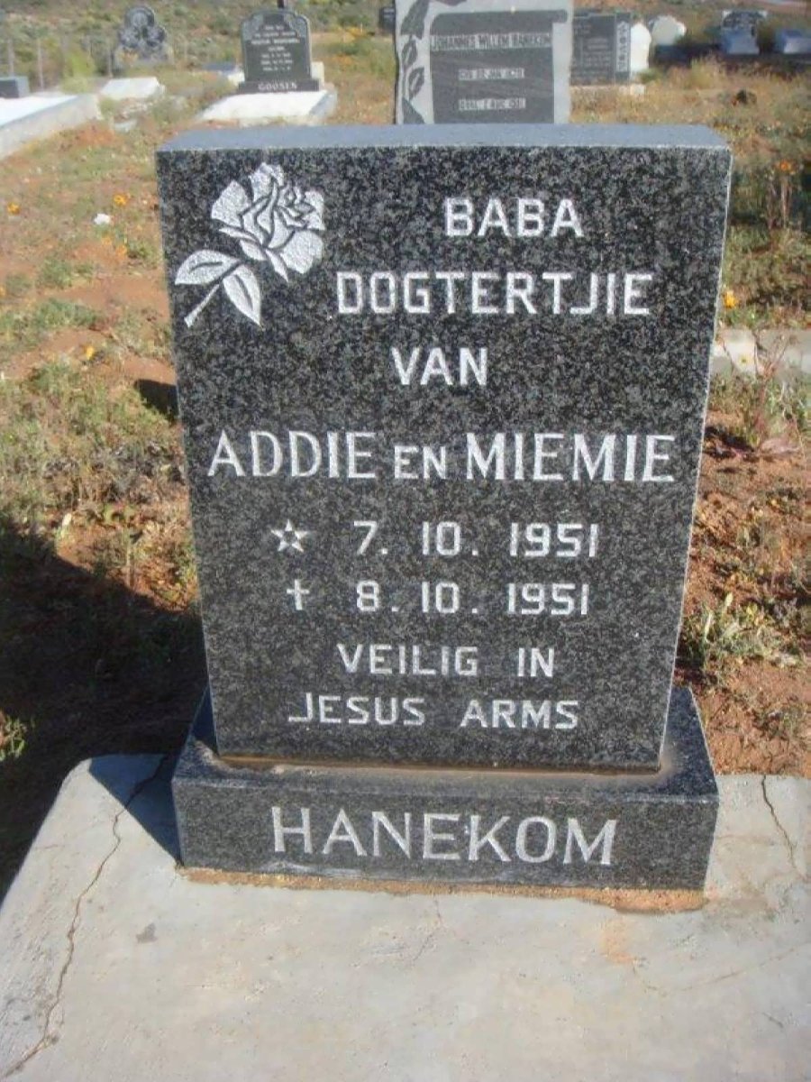 HANEKOM 1951-1951