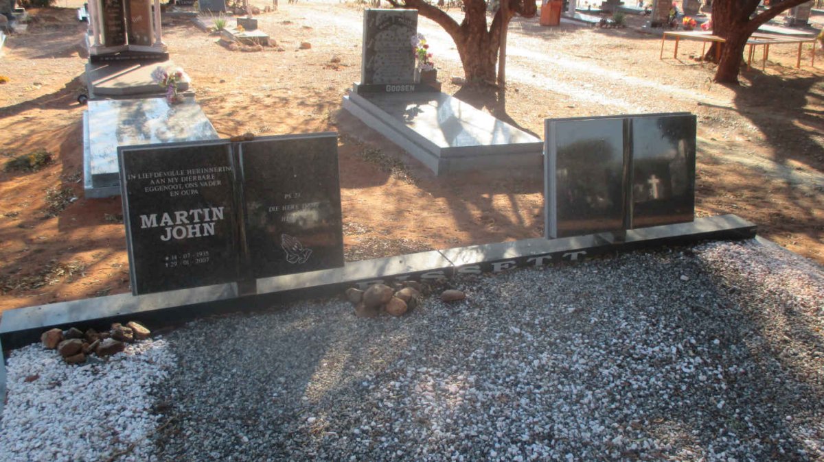 BISSETT Martin John 1935-2007