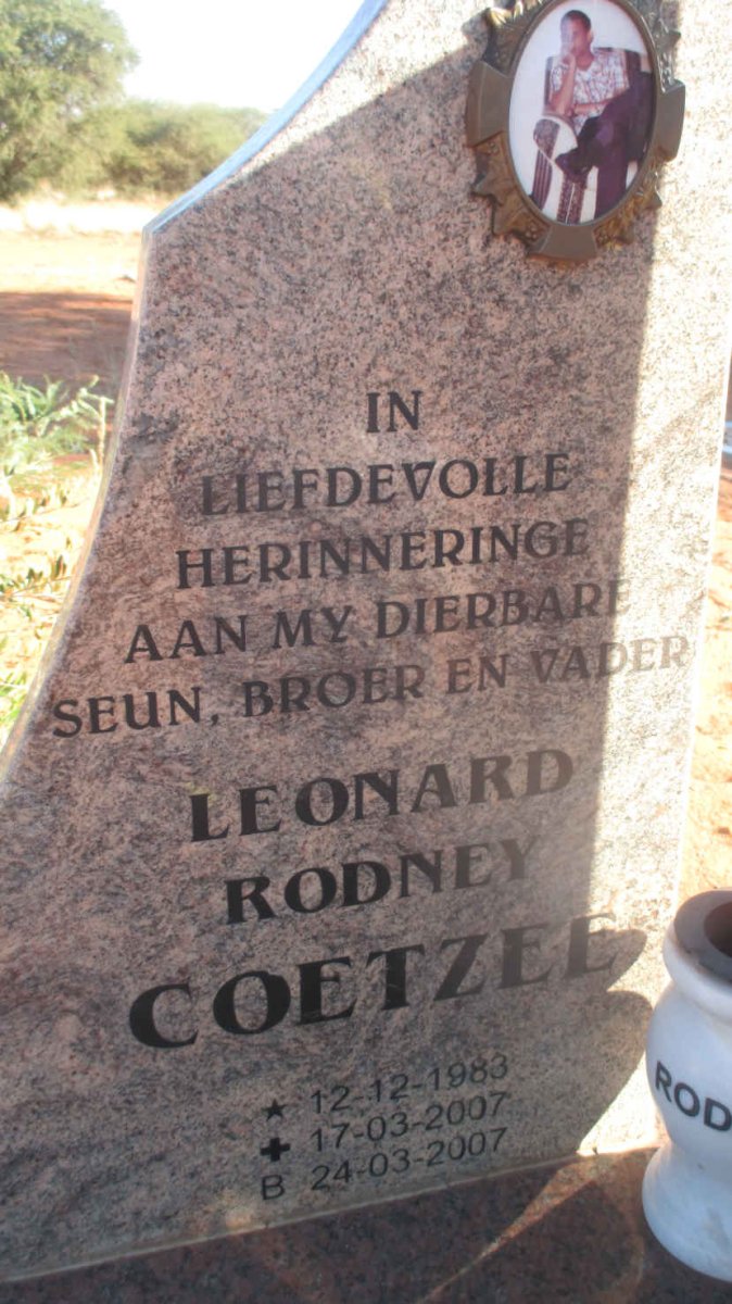 COETZEE Leonard Rodney 1983-2007