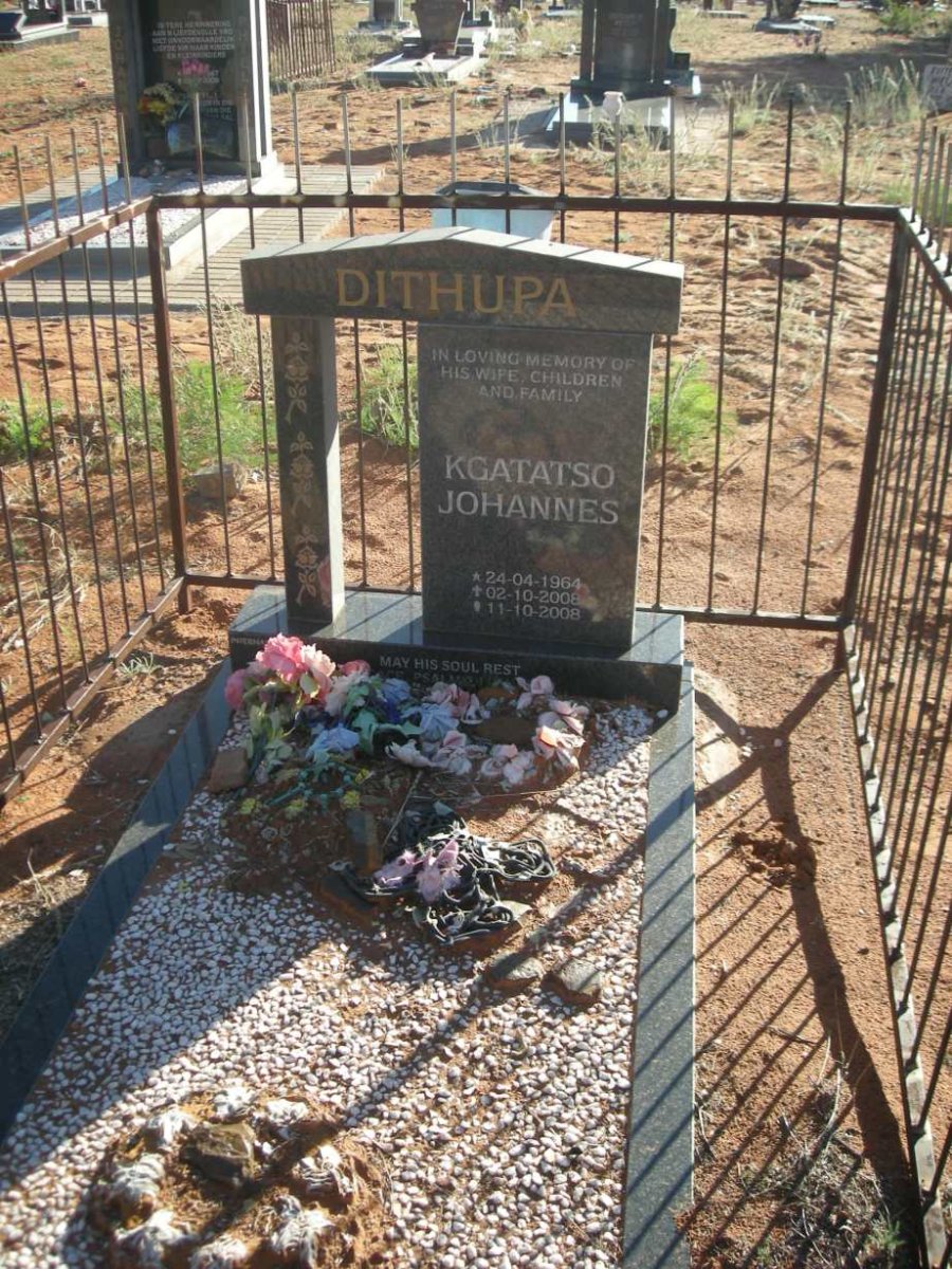 DITHUPA Kgatatso Johannes 1964-2008