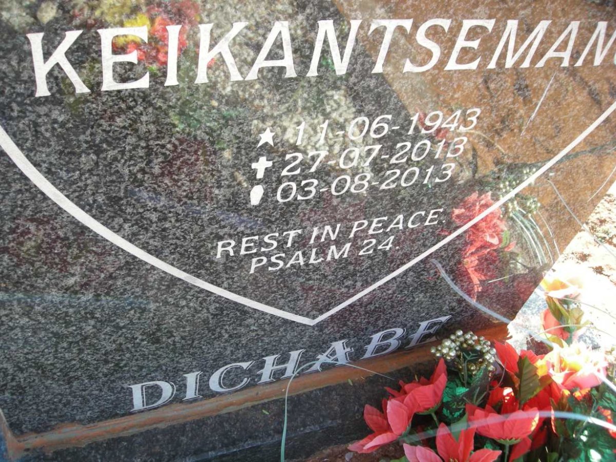DICHABE Julia Keikantsemang 1943-2013