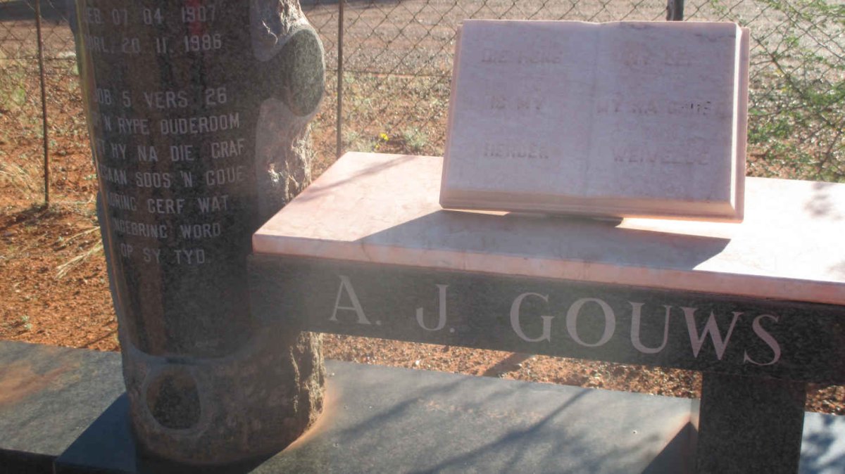 GOUWS A.J. 1907-1986