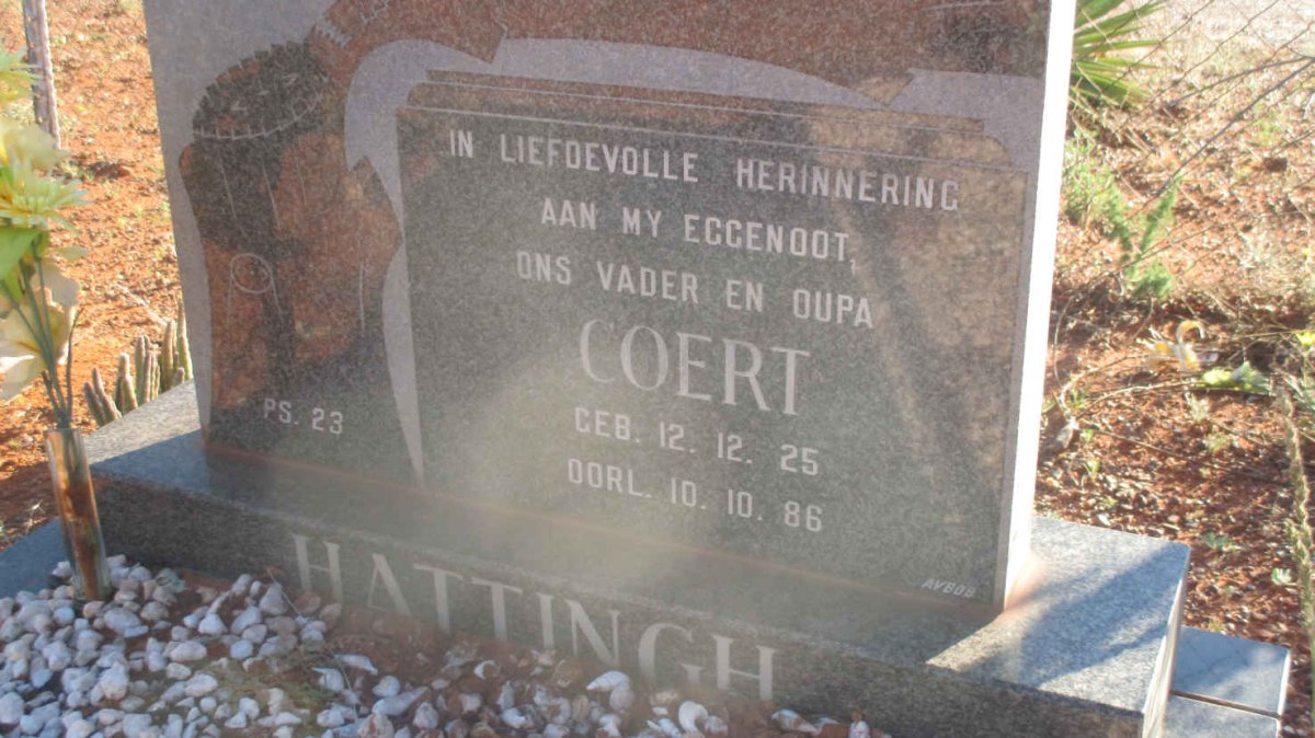 HATTINGH Coert 1925-1986