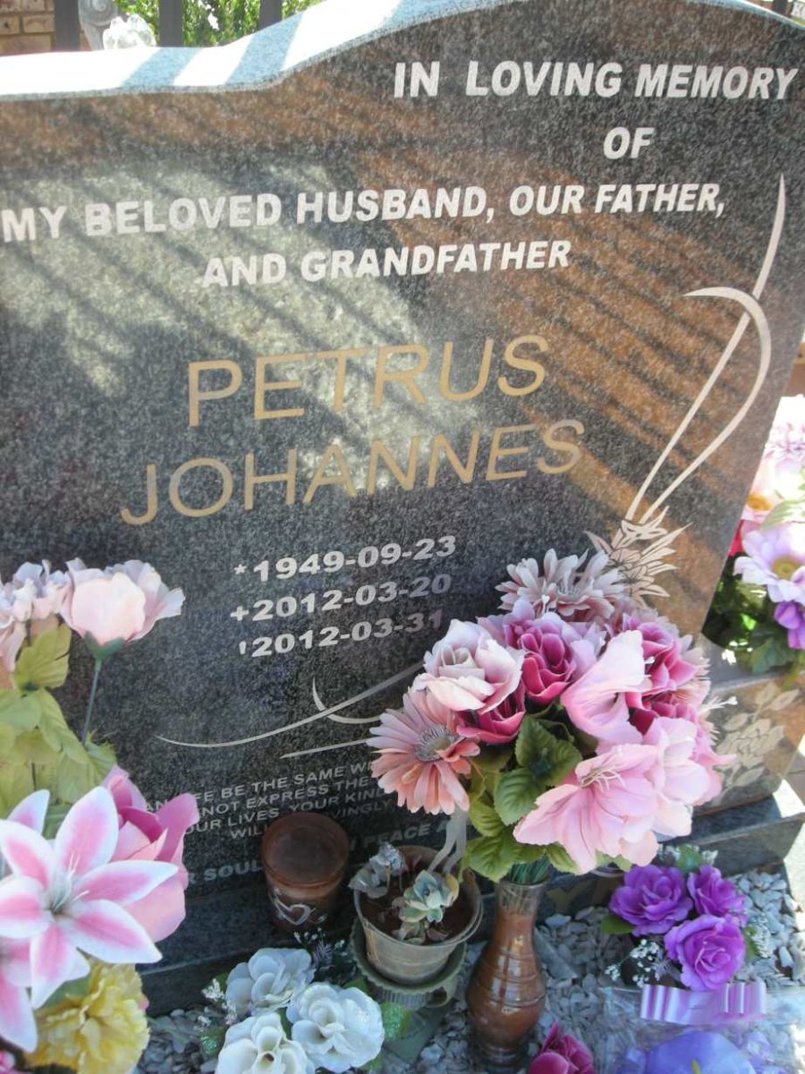 HALGRYN Petrus Johannes 1949-2012