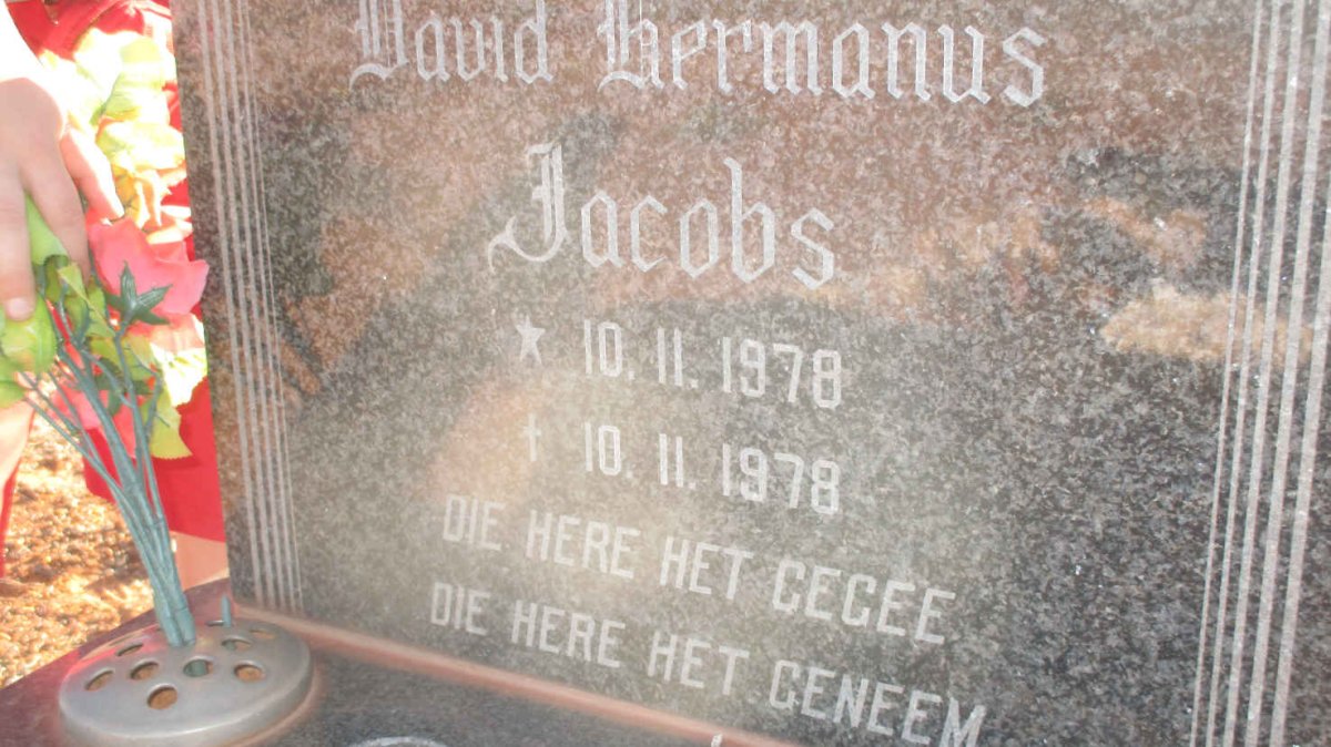 JACOBS David Hermanus 1978-1978